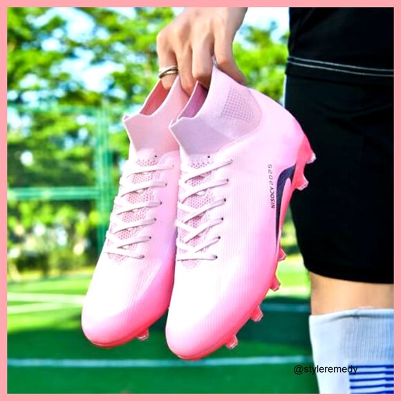Men\'s Soccer Cleats High-Top Lightweight TF AG Training Football Boots main image 5